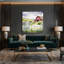«Farm Picket Fence Beige», art mural sur toile-983268704