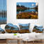 Coussin Calm Mountain Lake et Clear Sky