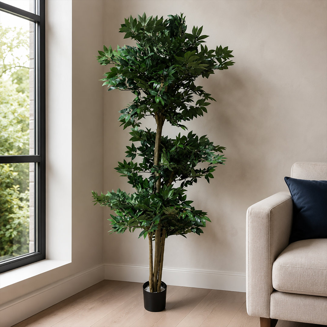 180cm Fire Retardant Artificial Lychee Ball Tree 3774 Leaves Natural Trunk - Image 3