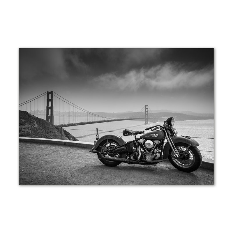 Motorcycle - Wrapped Canvas Print