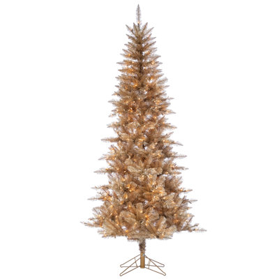 Levion Gold Pre-Lit Pine Tree