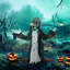 Steel, Polyester, Plastic, Foam Halloween Decoration
