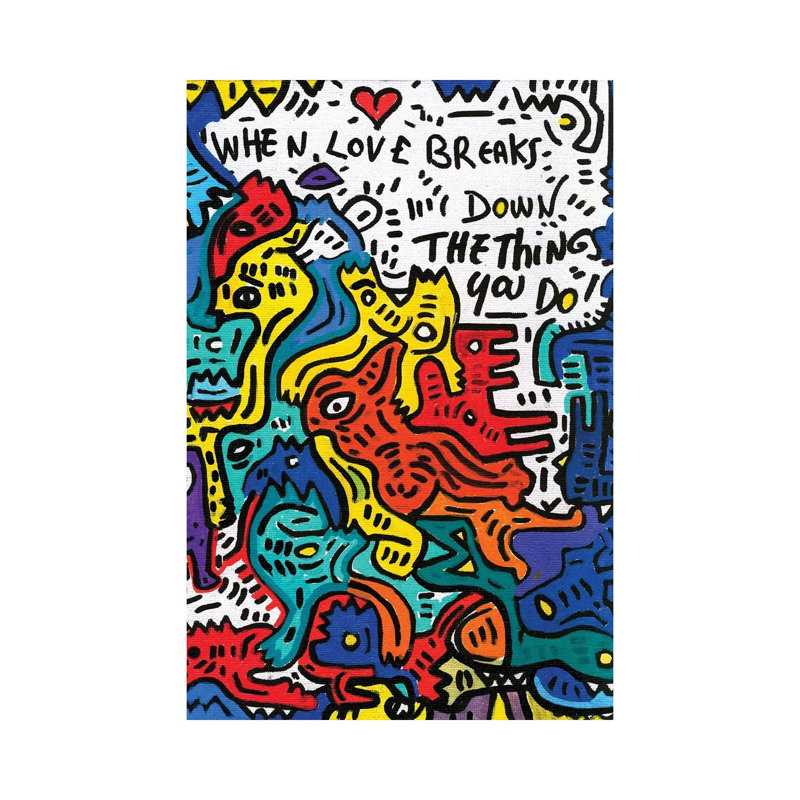 When Love Breaks Down by Emmanuel Signorino - Wrapped Canvas Gallery-Wrapped Canvas Giclée, 20.32 cm H x 30.48 cm W
