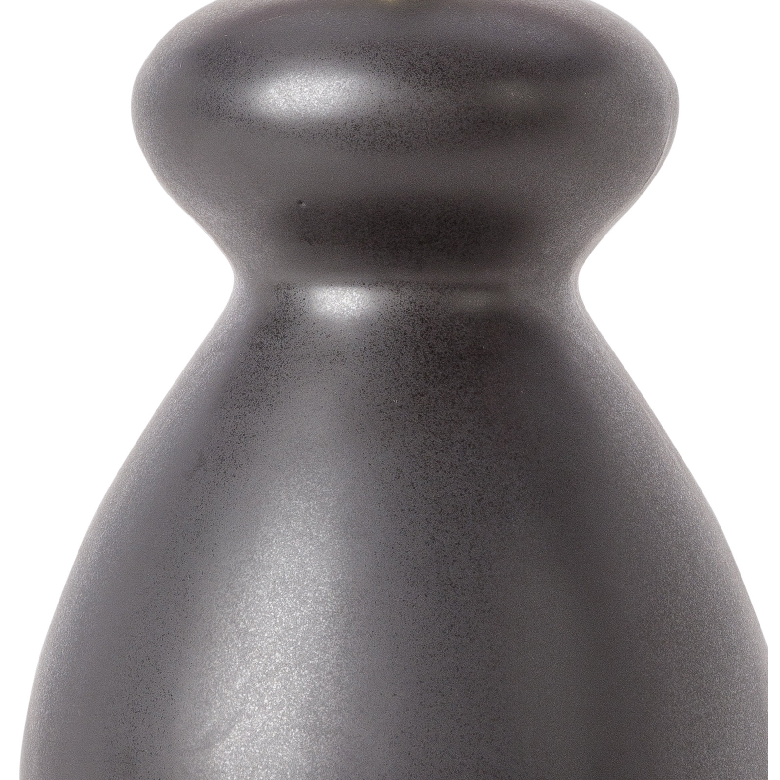 Durness Ceramic Table Lamp, Black
