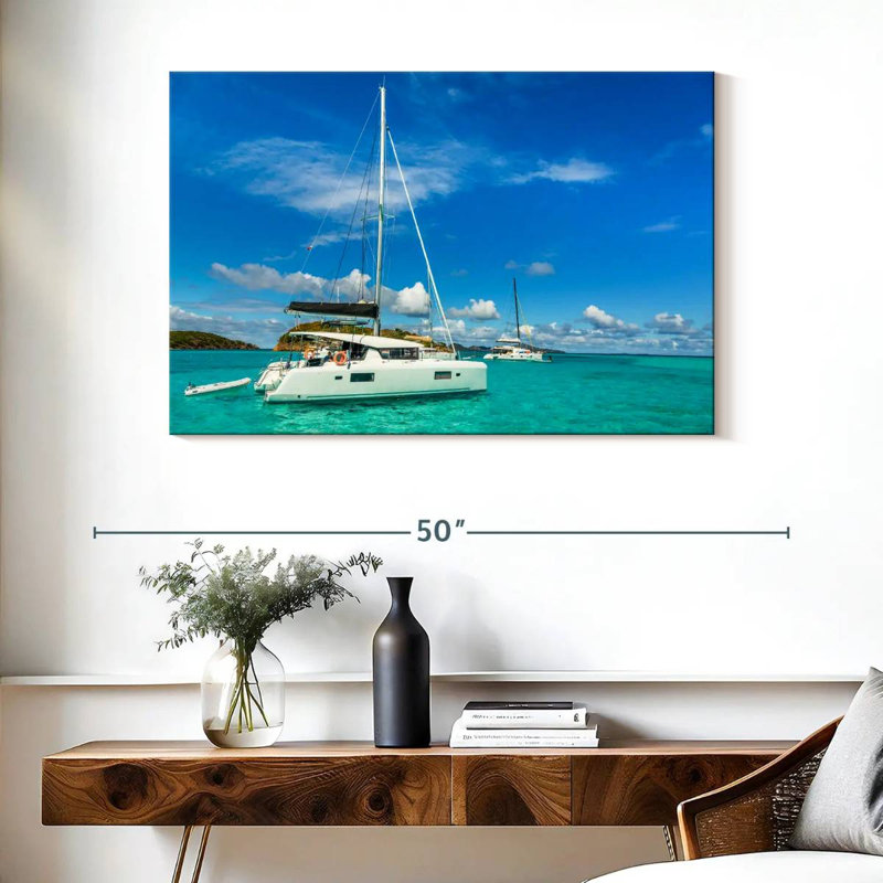 Mehar Catamarans dans les Caraïbes, H 26 po x l 39 po