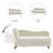 Acotas Velvet Upholstered Chaise Lounge-393416060