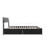 Norla Twin XL Wood Platform Bed with Footboard and Storage Drawers, White-317705635-317705639