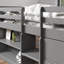 Lit mezzanine simple avec rangement Fabiana