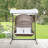 Double Swing Chair with Stand