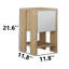 Everly Modern 22" Nightstand with Pivot Drawer