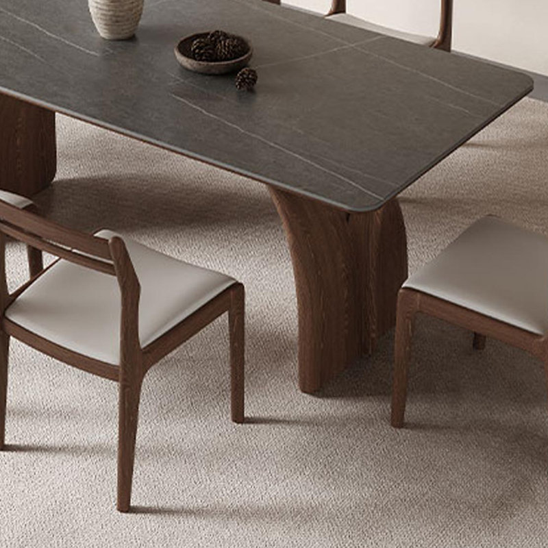Combinaison de table et chaises de salle à manger d'âge moyen, H 29,52 po x L 59,05 po x l 31,49 po