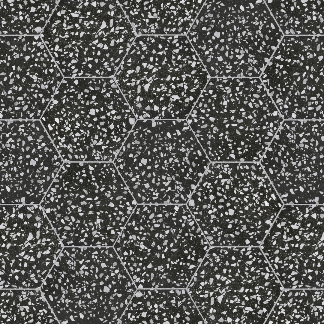 Venice 8.63" x 9.88" Porcelain Patterned Wall & Floor Tile Merola Tile 