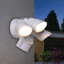 Capteur de lumière DEL 3CCT Dusk to Dawn 37,5 W (300 W Eqv.) 3 modes d'éclairage, blanc