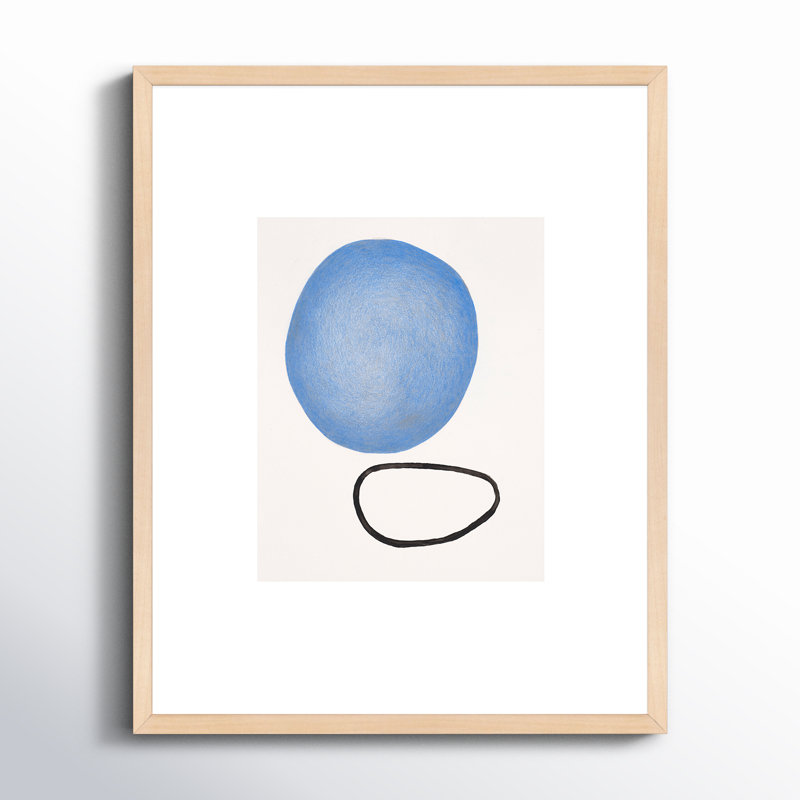 No.145 Print by Katy Montica, Brown Framed Paper, 30" H x 24" W x 1.25" D