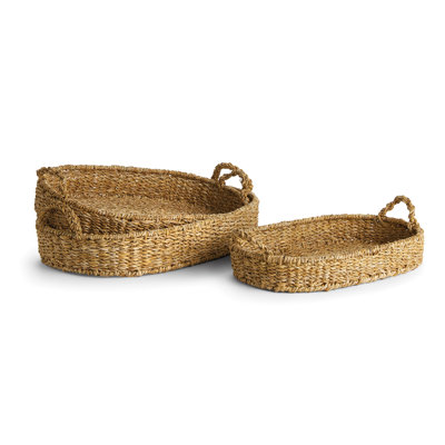 Ensemble de plateaux de repose-pieds 3 pièces Charton Seagrass