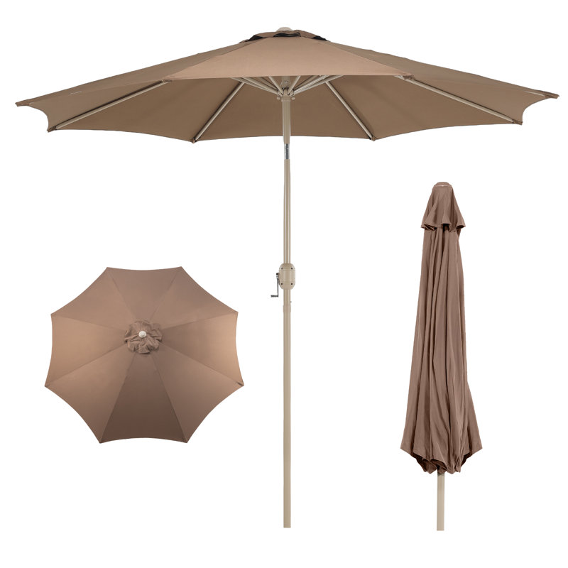 Sariyha 9 FT Patio Umbrella, Coffee