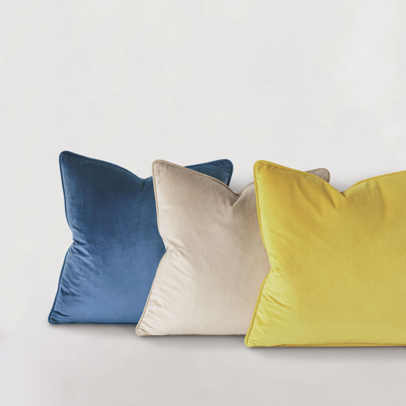 Vesper Square Pillow Cover & Insert, Beige
