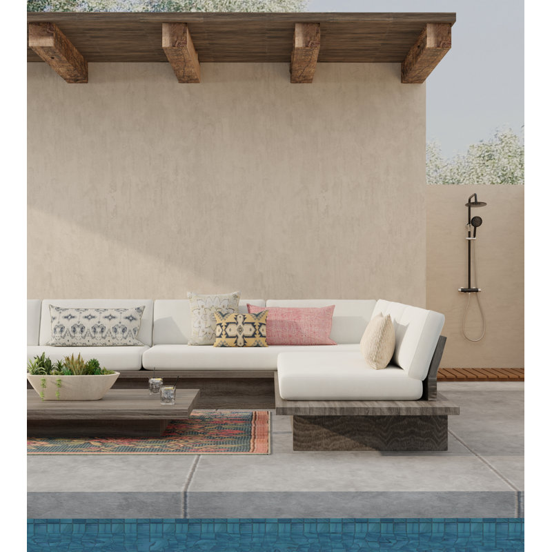 Tapis d'extérieur Wildflower, vert forêt, tapis réversible pour terrasse, porche, terrasse, Rectangle 4pi x 6 pi