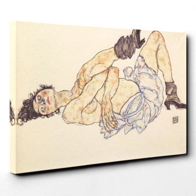 Egon Schiele - Wrapped Canvas Painting