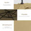 294cm Cantilever Parasol-96006471