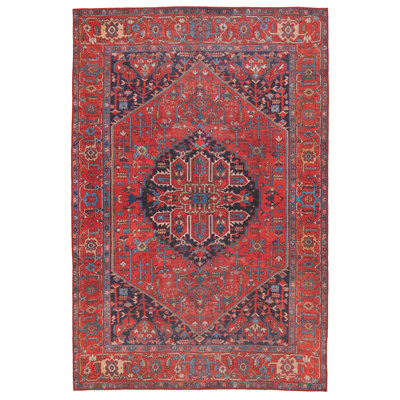 Tapis oriental en polyester tissé à la machine Harman
