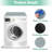 Washer And Dryer Covers, 2 Pieces Washer Dryer Top Protector Mat, Diatomite Rubber Washing Machine Top Covers Non-Slip Scratch Protection Dust-Proof