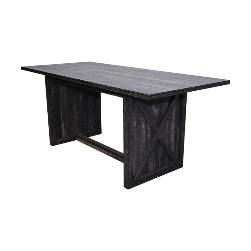 Table de salle à manger 70 x 22 po Antique Grayrectangular