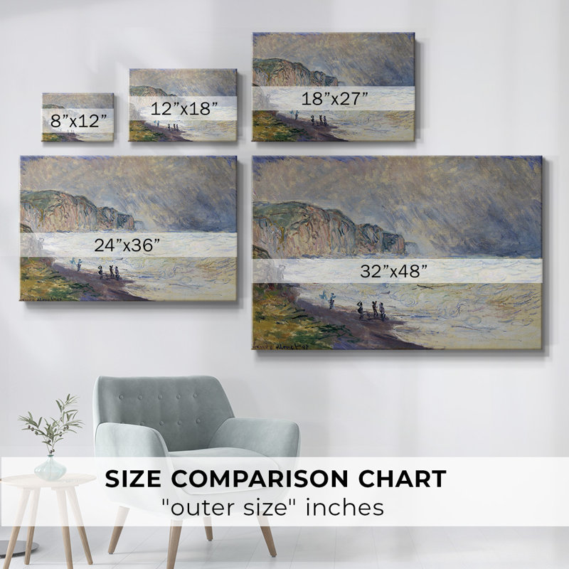 Monet - Toile tendue avec châssis, H 12 po x l 18 po