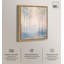 Toile grise indigo Serenity par Art Remedy-110304511-110304520