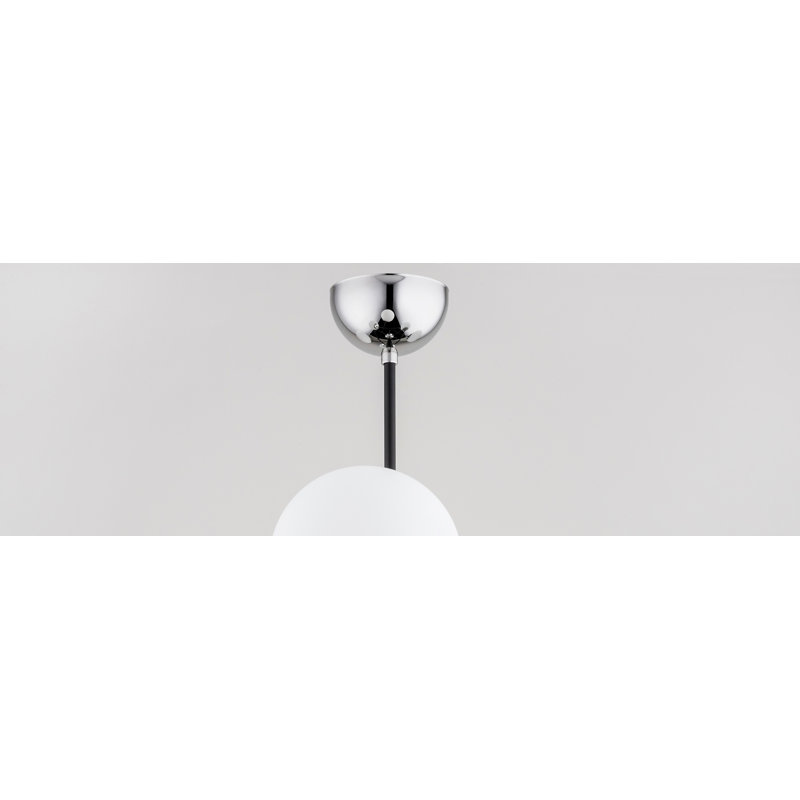 Savona 6 - Light Chandelier, White, Chrome