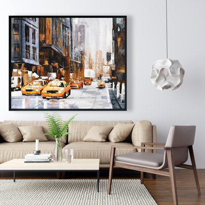 Impression sur toile Big City Street