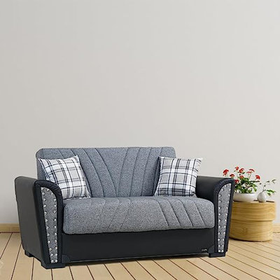 Causeuse convertible en tissu Ballone
