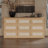 Bryheem 9-Drawer Dresser with Woven Rattan , 62.9"