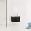 Meuble-lavabo mural 30 po avec lavabo, lavabo en résine à rebords épais, ensemble KD facile à assembler-126233110