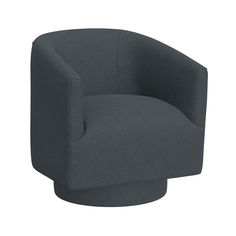 Fauteuil d'appoint pivotant, Bleu