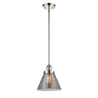 Ballston Urban Cone - 1 Light 8" Hung Mini Pendant