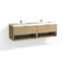 Modo 72" W Wall Mounted Double Bathroom Vanity-73073650-102126640-102126644