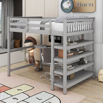 Hawwah Kids Full Loft Bed
