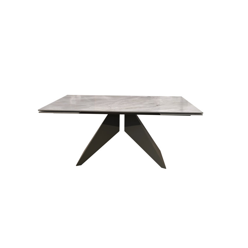 Bluntson Extendable Metal Base Dining Table