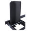 Support réglable pour cale de roue de moto en acier, capacité de 1800 lb, noir
