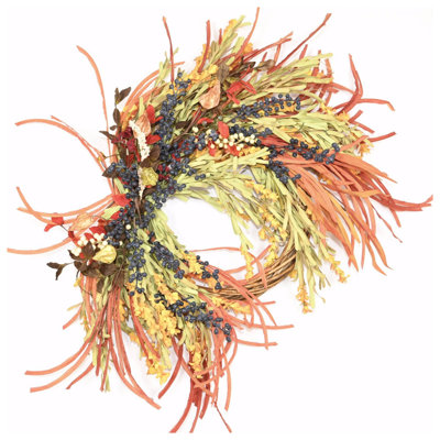 Couronne d'automne 26 po pour la porte de l'Action de grâce