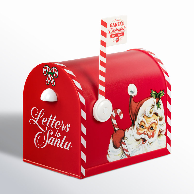 Magic of Christmas 10 in. Santa's Enchanted Mailbox