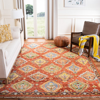 Wellingborough Hand Knotted Wool Southwestern Rug