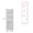 Freestanding Cabinet Kairatu, One Drawer, White Finish