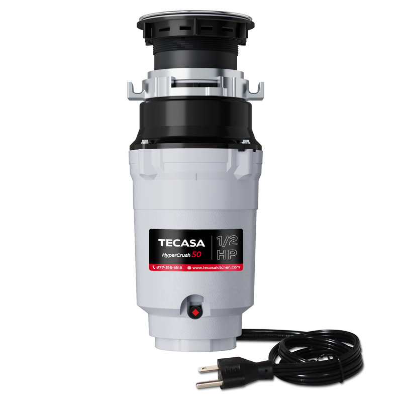 Broyeur à déchets 1/2 hp, 2600 tr / min, 30,4 oz, 115 V, avec cordon d'alimentation