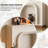 42.52"Modern Minimalist White Fireplace Mantel
