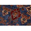 Tapis bleu clair / brun en laine noué à la main 6 pi 1 po x 9 pi 6 po Oakes