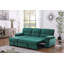 Canapé-lit modulaire réversible en tissu de velours vert Kipling-121052246-121052244