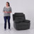 Sitz 40" Transitional Genuine Leather Manual Recliner-946362582