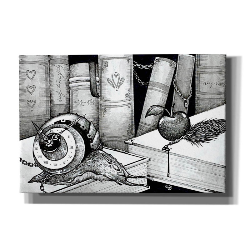 "Le chronométreur" par Avery Multe, H 12 po x l 18 po x P 0,75 po